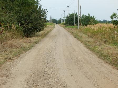 В Тбилисской продолжается грейдирование дорог 